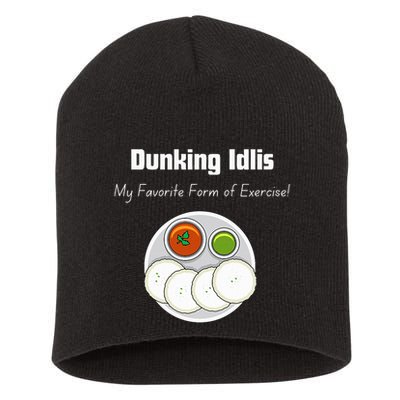 Indian Quotes Idli Lovers Indian Food Culture Short Acrylic Beanie