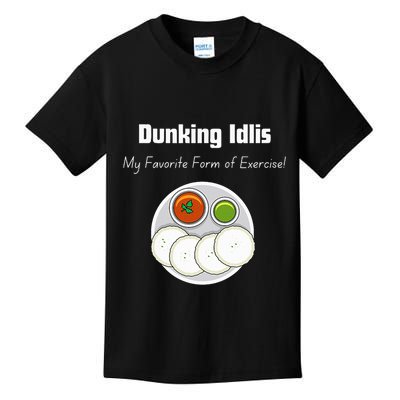 Indian Quotes Idli Lovers Indian Food Culture Kids T-Shirt