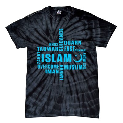 Islam Quran Mosque Muslim Islamic Religion Allah Eid Gift Tie-Dye T-Shirt