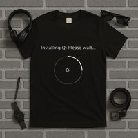 Installing Qi Please Wait Qigong T-Shirt