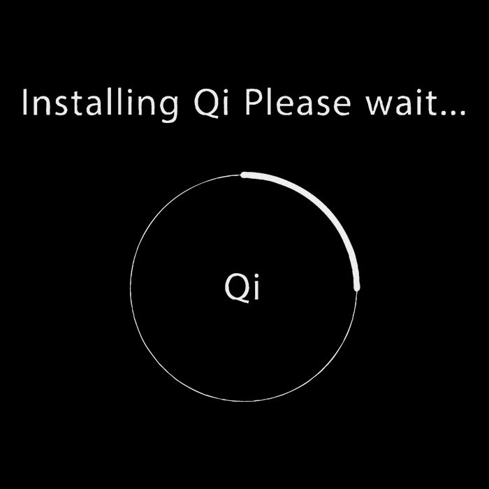 Installing Qi Please Wait Qigong Mousepad