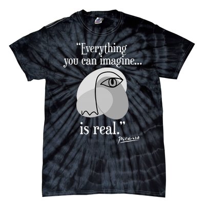 Inspirational Quote Pablo Picasso Tie-Dye T-Shirt