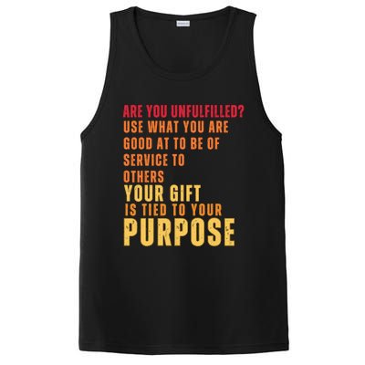 Inspirational Quote Purposes Saying PosiCharge Competitor Tank