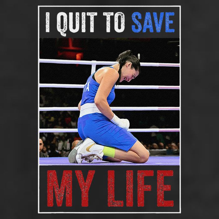 I Quit To Save My Life Carini Italian Boxer Women Boxing 7 Panel Mesh Trucker Snapback Hat