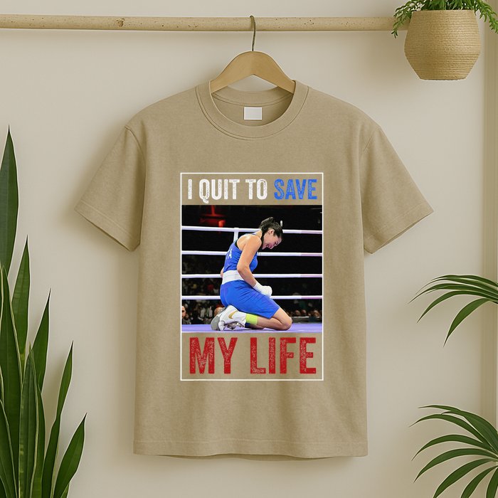 I Quit To Save My Life Carini Italian Boxer Women Boxing T-Shirt