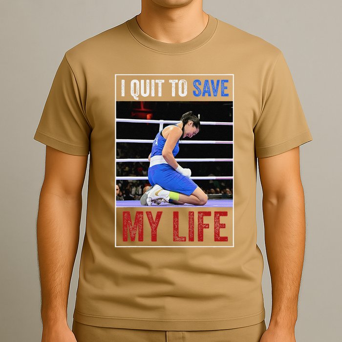 I Quit To Save My Life Carini Italian Boxer Women Boxing T-Shirt