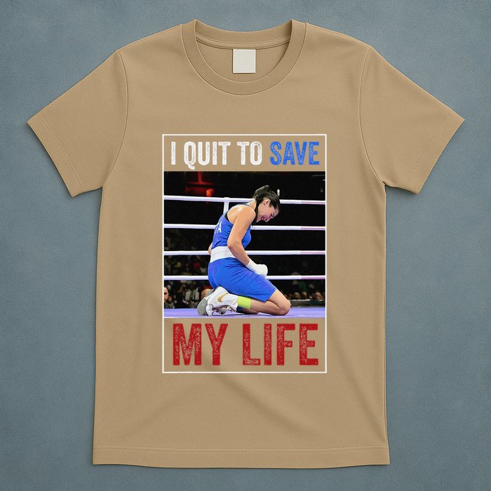 I Quit To Save My Life Carini Italian Boxer Women Boxing T-Shirt