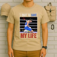 I Quit To Save My Life Carini Italian Boxer Women Boxing T-Shirt