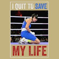 I Quit To Save My Life Carini Italian Boxer Women Boxing T-Shirt