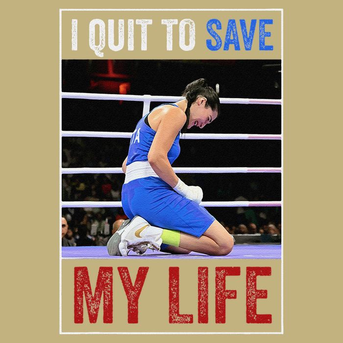 I Quit To Save My Life Carini Italian Boxer Women Boxing T-Shirt