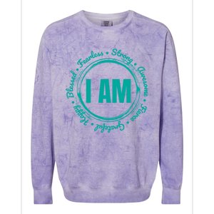 Inspirational Quote When Kindness Matters Funny Gift Colorblast Crewneck Sweatshirt