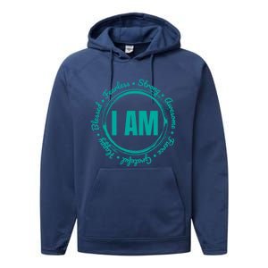 Inspirational Quote When Kindness Matters Funny Gift Performance Fleece Hoodie