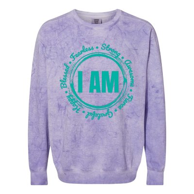 Inspirational Quote When Kindness Matters Colorblast Crewneck Sweatshirt