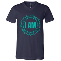 Inspirational Quote When Kindness Matters V-Neck T-Shirt