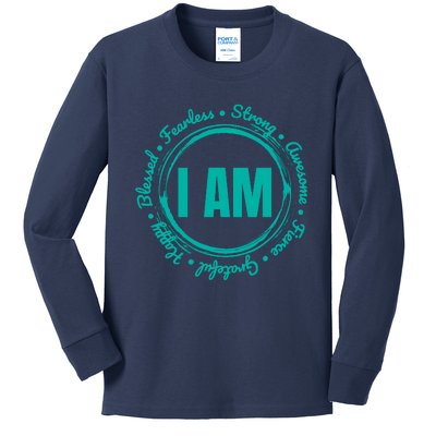 Inspirational Quote When Kindness Matters Kids Long Sleeve Shirt