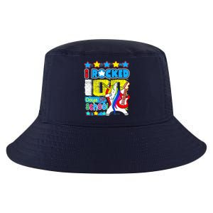 I Rocked 100 Days Of School 100th Day Guitar Music Gifts Cool Comfort Performance Bucket Hat