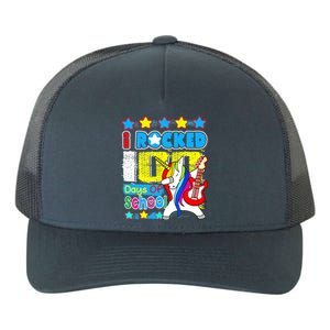 I Rocked 100 Days Of School 100th Day Guitar Music Gifts Yupoong Adult 5-Panel Trucker Hat