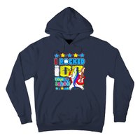 I Rocked 100 Days Of School 100th Day Guitar Music Gifts Hoodie