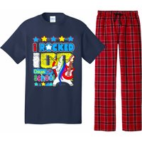 I Rocked 100 Days Of School 100th Day Guitar Music Gifts Pajama Set