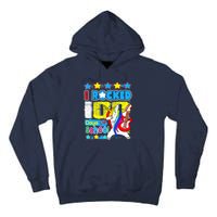 I Rocked 100 Days Of School 100th Day Guitar Music Gifts Tall Hoodie