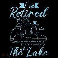 IM Retired 2025 See You At The Lake Fishing Lover Trip Stripe Pom Pom Beanie