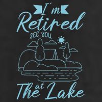 IM Retired 2025 See You At The Lake Fishing Lover Trip Adult Drive Performance Visor
