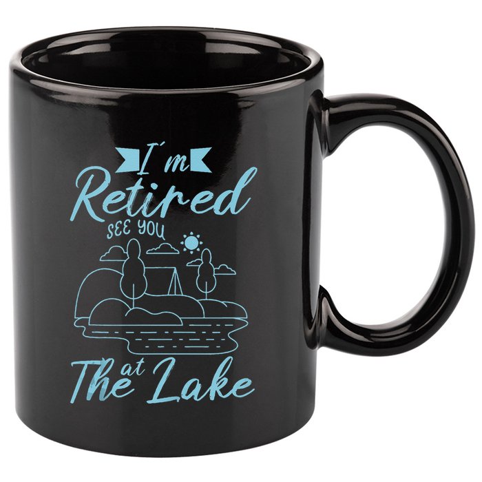 IM Retired 2025 See You At The Lake Fishing Lover Trip 11oz C Handle Ceramic Mug