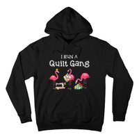 I run a quilt gang funny quilting Hoodie