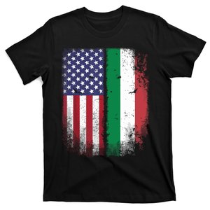 Italian Roots American Born Italia Usa Flag America Italy T-Shirt