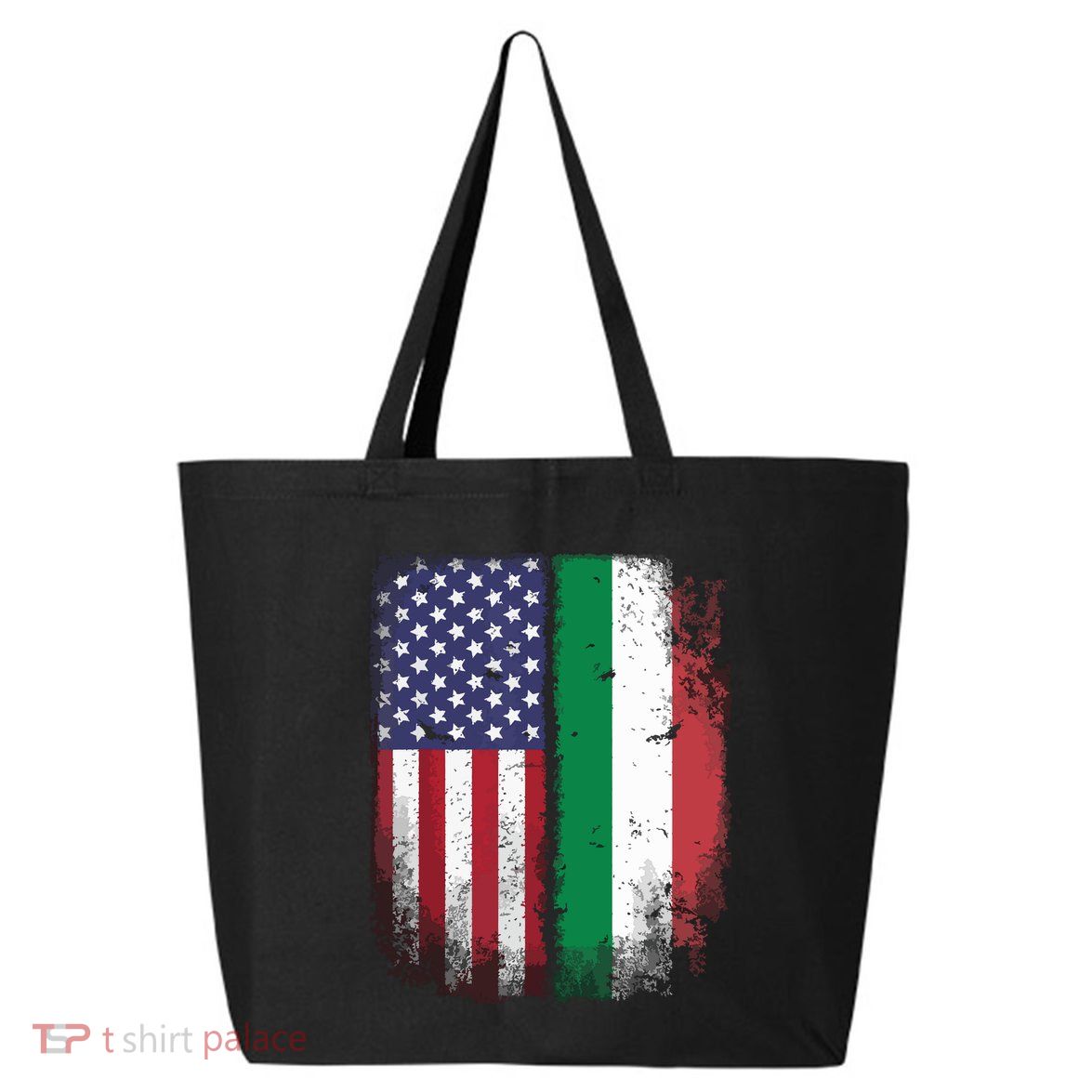 Italian Roots American Born Italia Usa Flag America Italy 25L Jumbo Tote