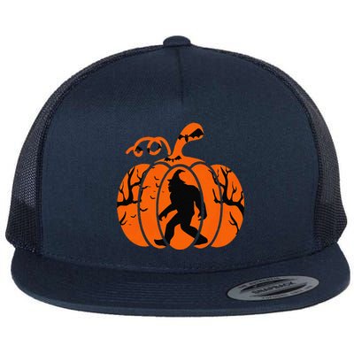 Im Really A Bigfoot Pumpkin Halloween Costumes Funny Flat Bill Trucker Hat