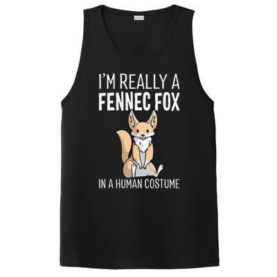 Im Really A Fennec Fox In A Human Costume Halloween Cute PosiCharge Competitor Tank