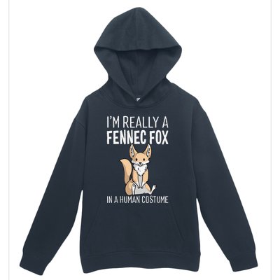 Im Really A Fennec Fox In A Human Costume Halloween Cute Urban Pullover Hoodie