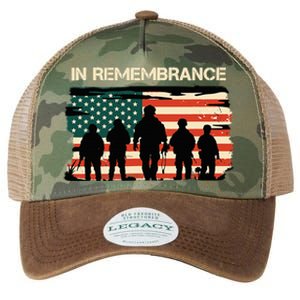 In Remembrance American Flag Usa Legacy Tie Dye Trucker Hat