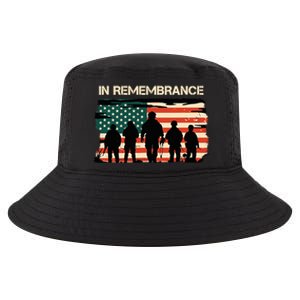 In Remembrance American Flag Usa Cool Comfort Performance Bucket Hat