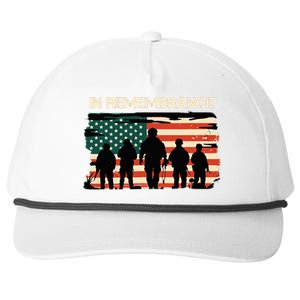 In Remembrance American Flag Usa Snapback Five-Panel Rope Hat