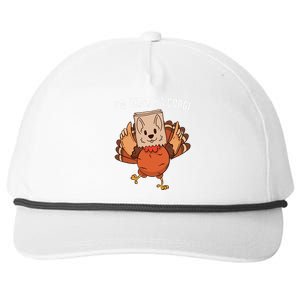 I'm Really A Corgi Thanksgiving Turkey Fake Corgi Dog Snapback Five-Panel Rope Hat