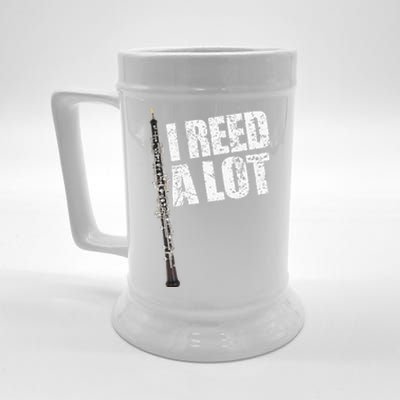 I Reed A Lot Oboe Player Funny Oboes Music Beer Stein