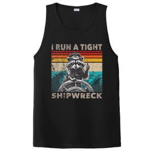 I Run A Ight Shipwreck Raccoon Captain PosiCharge Competitor Tank