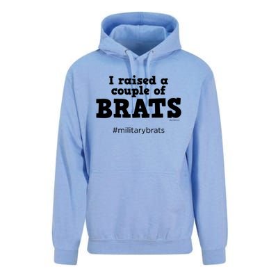 I Raised A Couple Of Brats Military Brat Funny Gift Unisex Surf Hoodie