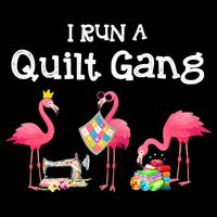 I Run A Quilt Gang Funny Quilting Cooling Performance Crew T-Shirt