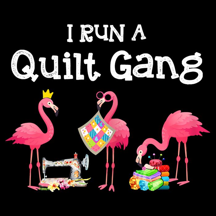 I Run A Quilt Gang Funny Quilting Cooling Performance Crew T-Shirt