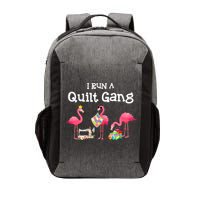 I Run A Quilt Gang Funny Quilting Vector Backpack
