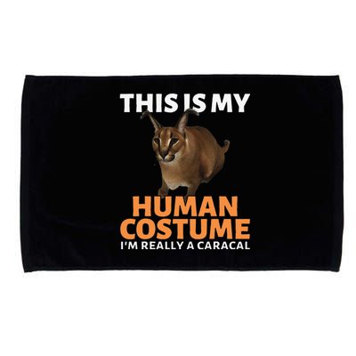 Im Really A Caracal Cat Funny Big Floppa My Beloved Meme Microfiber Hand Towel