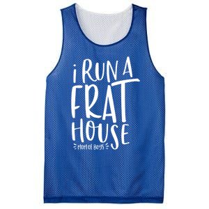 I Run A Frat House #Momof Mom Gift Mesh Reversible Basketball Jersey Tank