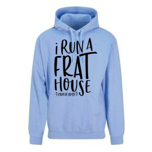 I Run A Frat House #Momof Mom Gift Unisex Surf Hoodie