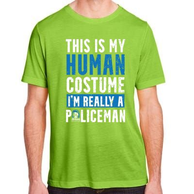 I'm Really A Policeman Police Officer Law Enforcement Gift Adult ChromaSoft Performance T-Shirt