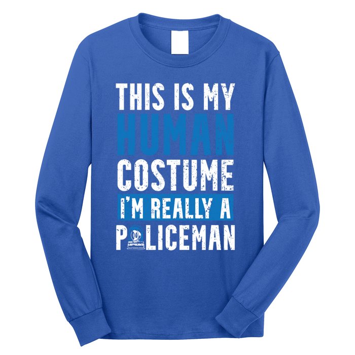 I'm Really A Policeman Police Officer Law Enforcement Gift Long Sleeve Shirt