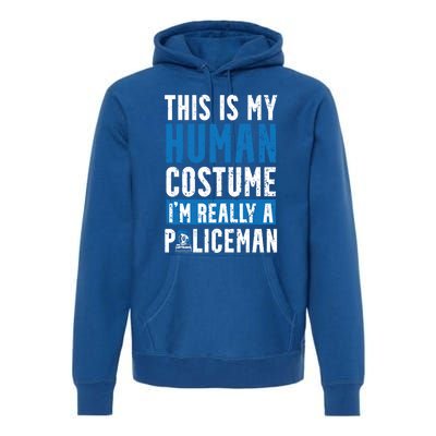 I'm Really A Policeman Police Officer Law Enforcement Gift Premium Hoodie