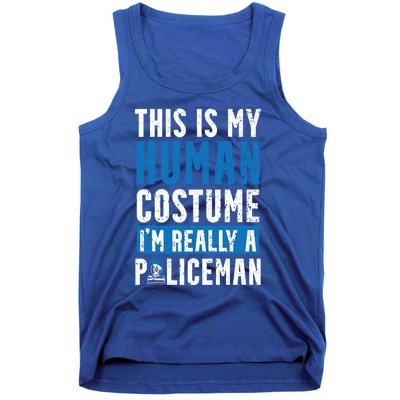 I'm Really A Policeman Police Officer Law Enforcement Gift Tank Top